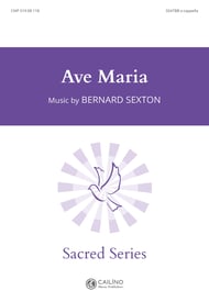 Ave Maria SSATB choral sheet music cover Thumbnail